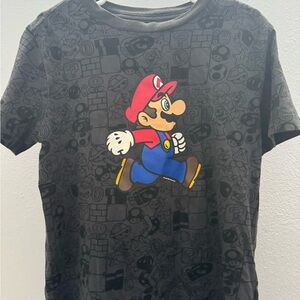 Old Navy Mario Black T-Shirt